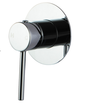LUCID PIN - Round Shower/Bath Mixer [42-0126-2-65/80.ST (WM26)]