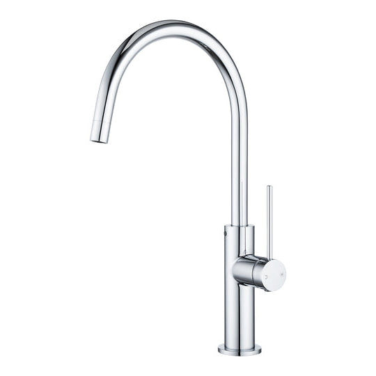 Round Chrome Standard Kitchen Sink Mixers Tap [42-1007.KM / 42-2280]