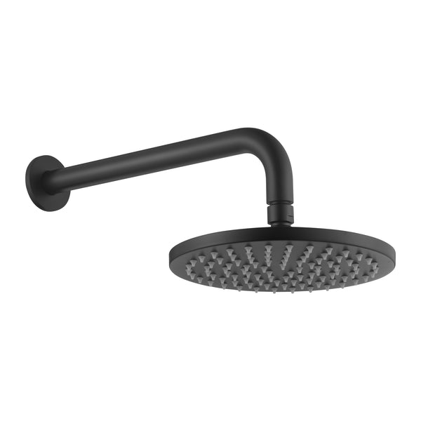 Round Wall Mounted 30mm Shower Arm with 200mm Shower Head [12-GH-2001]