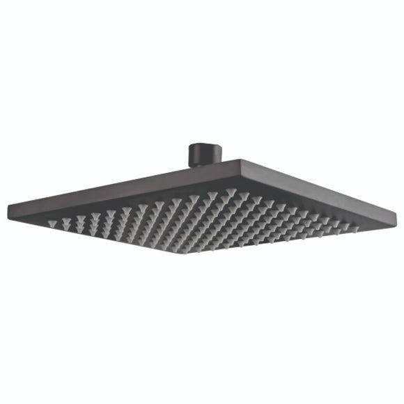 Square Shower Head Thick 7mm 200/250/300mm - Chrome / Matte Black [12-SPT]
