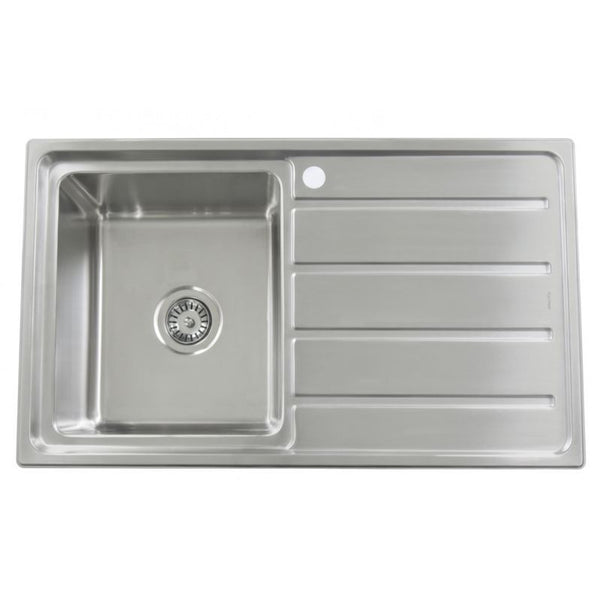 860*500*200mm Square Stainless Steel Sink [16-D86B]