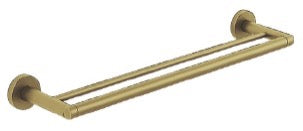 Round Double Towel Rail 600mm [15-DTB-400-60]