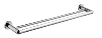Round Double Towel Rail 600mm [15-DTB-400-60]