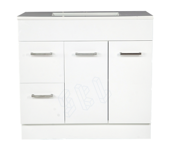 1000MM Freestanding Vanity With Ceramic Top [39-LU1000]