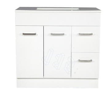 1000MM Freestanding Vanity With Ceramic Top [39-LU1000]