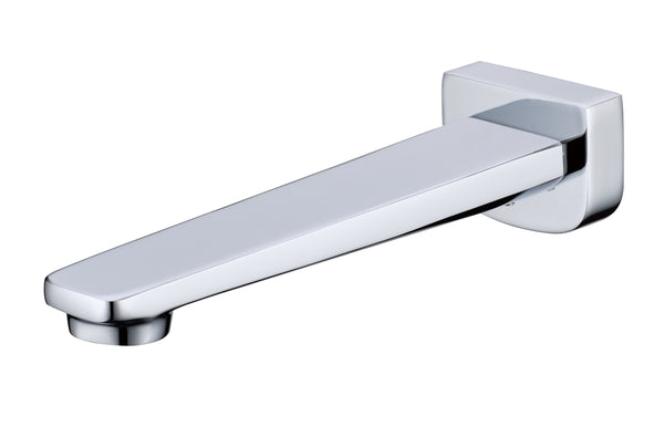 Square Round Series - Bath Spout - Chrome / Matte Black [44-FA2006]