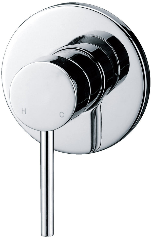 Round Series-Basin / Shower Mixer - Chrome / Matte Black [44-FA4003]