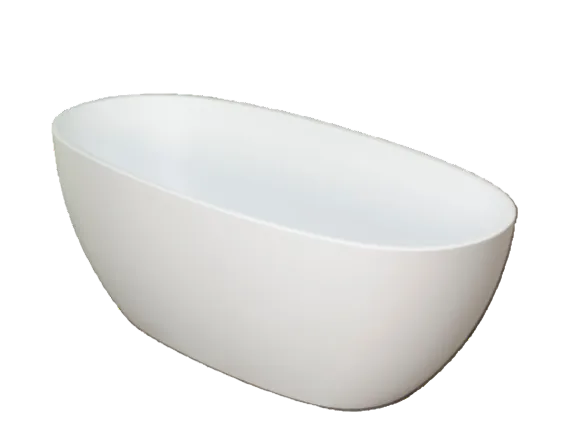 Egg Shape 1500/1700mm No Overflow Freestanding Bathtub [15-FSBT-03 / 15-2208]