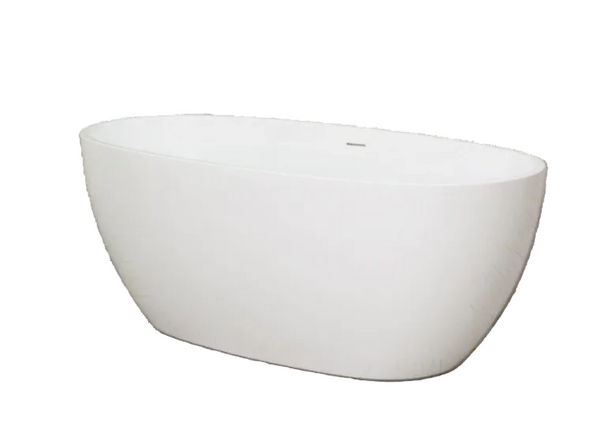 Egg Shape 1500/1700mm No Overflow Freestanding Bathtub [15-FSBT-03 / 15-2208]