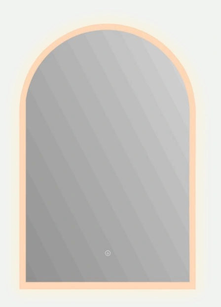 Arch Frameless LED Mirror 600x900x6mm [25-LED-FUM600]