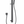 Square Sliding Shower Rail with handheld Shower (PVC Hose) [42-2149.SH+S8.HHS / 42-1758]