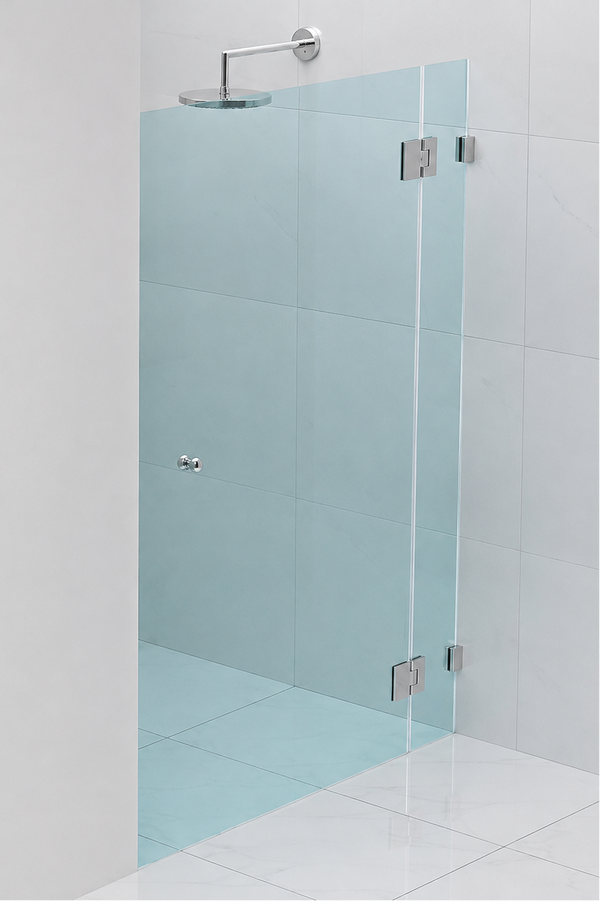 Height 2050mm Fully Frameless Pivot Door Shower Screen - FRONT PANEL [23-P-H+D]