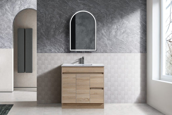 Tobi - Prime Oak Freestanding Vanity 600-1500mm [20-SY05-A1]