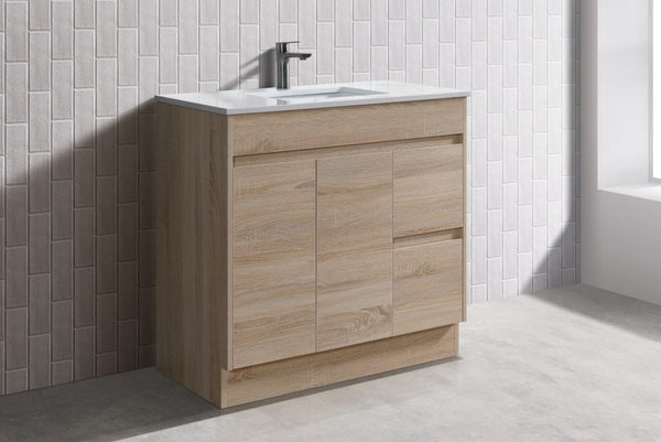 Tobi - Prime Oak Freestanding Vanity 600-1500mm [20-SY05-A1]