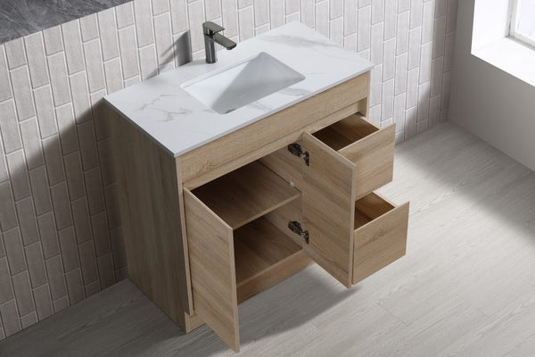 Tobi - Prime Oak Freestanding Vanity 600-1500mm [20-SY05-A1]