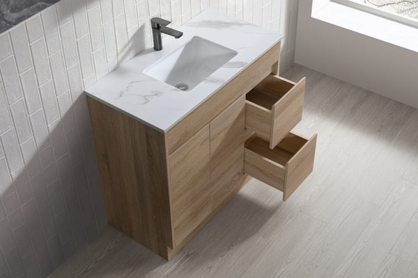Tobi - Prime Oak Freestanding Vanity 600-1500mm [20-SY05-A1]