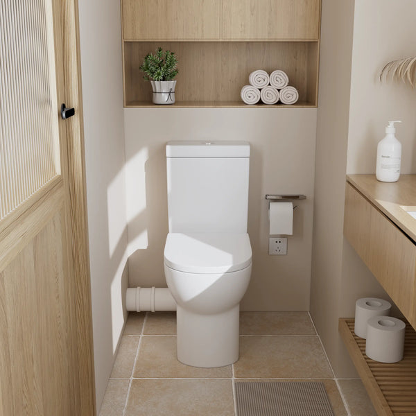 Bela Skew - Box Rim Left/Right Outlet Toilet Suite [19-KDK018 / 19-1144]