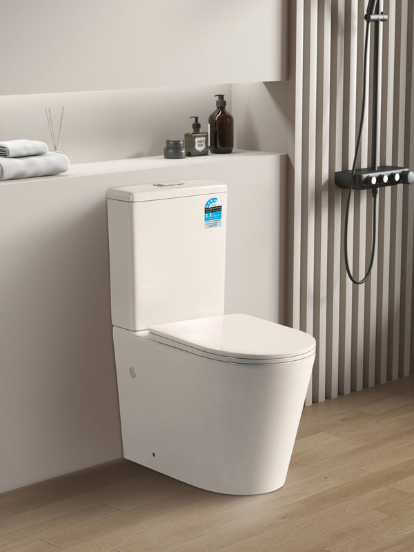 Alpha - Rimless Tornado 2 in 1 Dual Flush Toilet [19-KDK033]