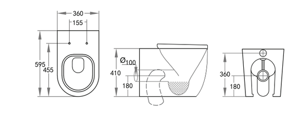 Geberit In-Wall Toilet Suite Floor Standing Pan Package [19-Geberit PACKAGE 1]