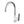 Round Kitchen Mixer Chrome & White [18-BTC7360]