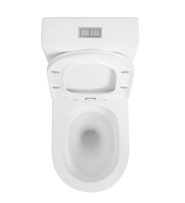 Alpha - Rimless Tornado 2 in 1 Dual Flush Toilet [19-KDK033]