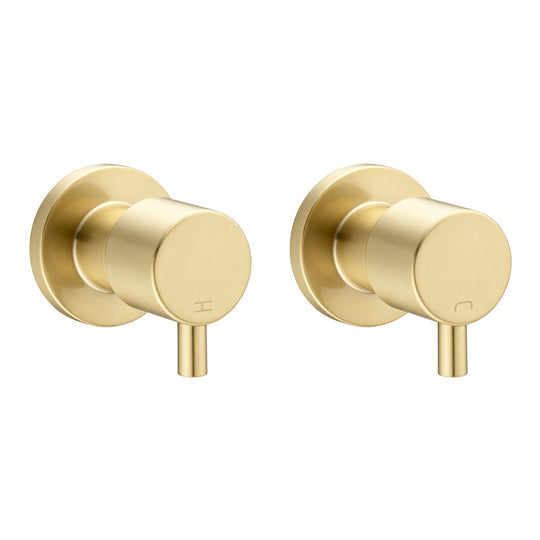 LUCID PIN - Round Shower Wall Taps [42-0007.ST / 42-1202]