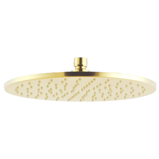 250mm Round Brass Rainfall Shower Head 15mm Thick [42-0010.SH / 42-1697]