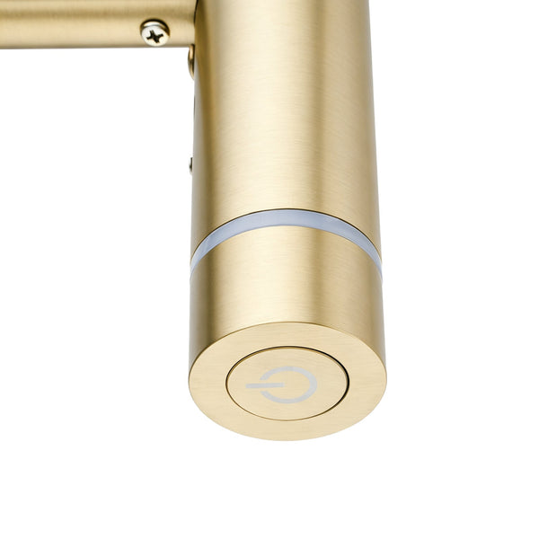 Vertical Round Single Electric Heated Towel Bar [42-01-VER-T.HTR / 42-2281]