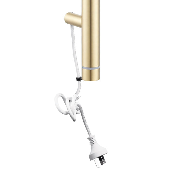 Vertical Round Single Electric Heated Towel Bar [42-01-VER-T.HTR / 42-2281]