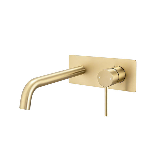 LUCID PIN - Round Wall Mixer With Spout [42-0144-2.BM (WMT44) / 42-1507]