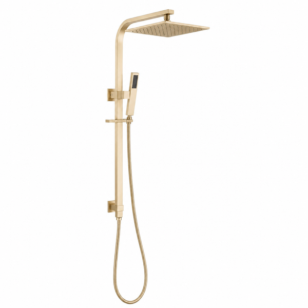 10'' Square Shower Station Top Water Inlet (Right Angle) [42-2130.SH-10 / 42-1692]