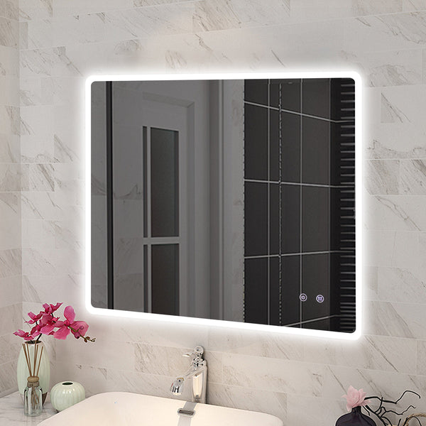 Rectangular Curved Rim LED Mirror 900/1200/1500mm [42-T-YB / 42-2239]