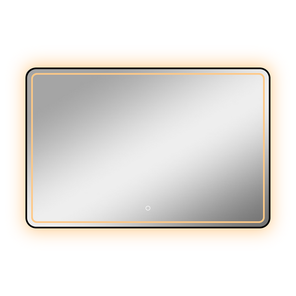 Rectangular Framed Round Corner LED Mirror 700/900/1200mm [44-LED-7090/12080-(s)]
