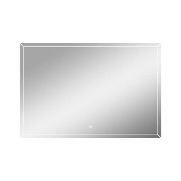 Rectangular Frameless Square Corner LED Mirror 700/900/1200mm [44-LED-7090/12080]