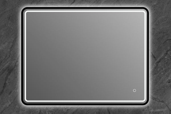 Rectangular Framed Round Corner LED Mirror 700/900/1200mm [44-LED-7090/12080-(s)]