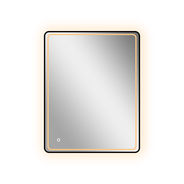 Rectangular Framed Round Corner LED Mirror 700/900/1200mm [44-LED-7090/12080-(s)]
