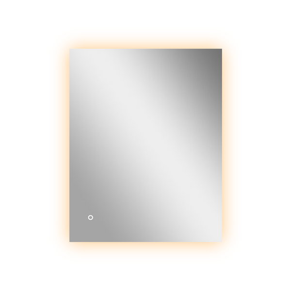 Rectangular Frameless Square Corner LED Mirror 700/900/1200mm [44-LED-7090/12080]