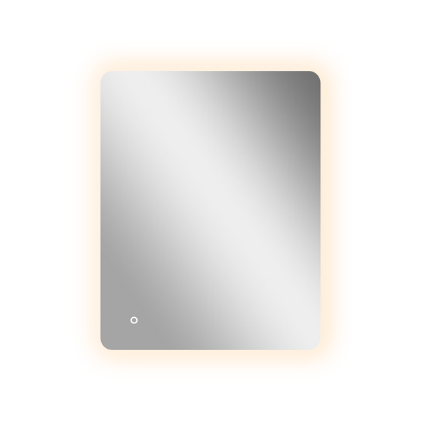 Rectangular Frameless Round Corner LED Mirror 900/1200/1500mm [44-LED-7090/12080/15080]
