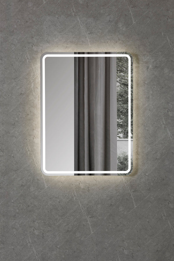 Lumi - Frameless Rectangle LED Mirror 800x600mm [20-LED MSH-8060]