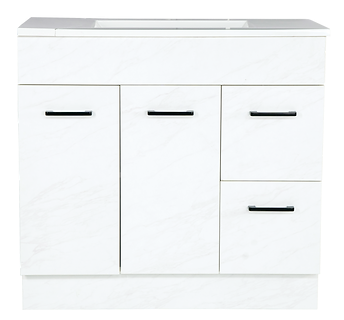 1000MM Freestanding Vanity With Ceramic Top [39-LU1000]