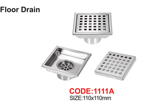 SALE - Shower Grate - Insert Drain - 110x110x40mm [44-MAX1111]