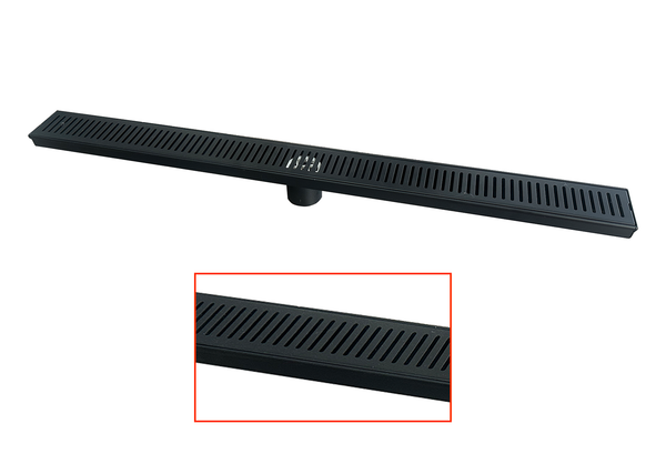 Shower Grate Floor Drain Tile Insert / Punched / Wire - Brushed Nickel / Matte Black [44-MAX-FD]