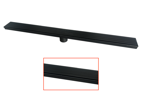 Shower Grate Floor Drain Tile Insert / Punched / Wire - Brushed Nickel / Matte Black [44-MAX-FD]