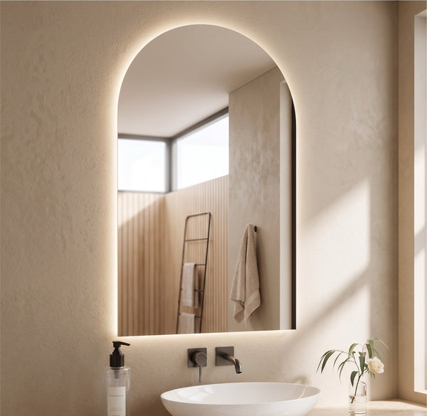 Arch Frameless LED Mirror 600x900mm [15-MIR-6090-AR / 15-2216]