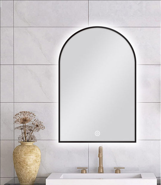 600x900mm Arch Shape Backlit LED Mirror [42-MS-AR6090B / 42-2242]
