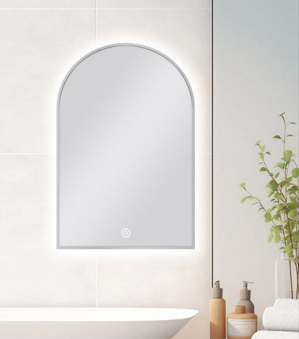 600x900mm Arch Shape Backlit LED Mirror [42-MS-AR6090B / 42-2242]