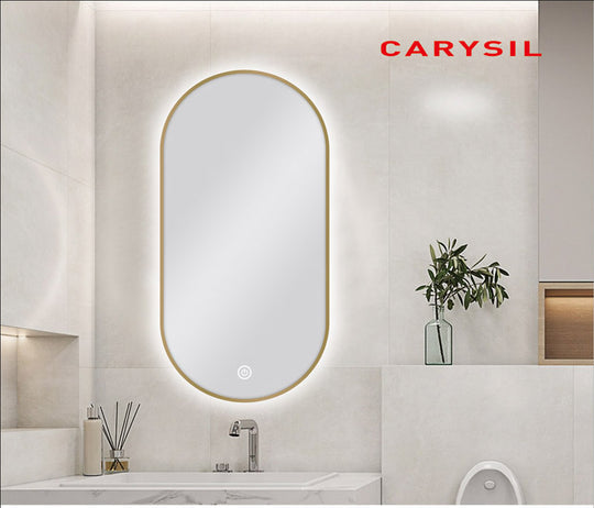 450x900mm Pill Shape Backlit LED Mirror [42-MS-RW4590 / 42-2241]