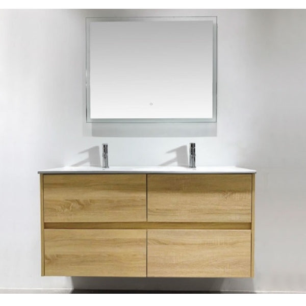Nutro 750-1200mm Light Oak Wall Hung Vanity [17-NUTRO / 17-1624]