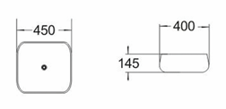 Art Basin 450x400x145mm [19-PA4540]