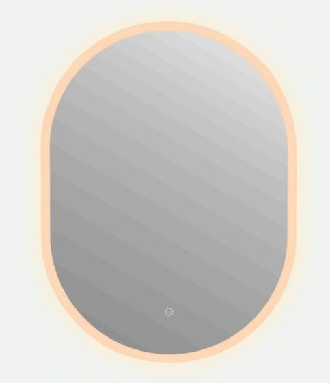 Oval Frameless LED Mirror 600x800x6mm [25-LED-PILO800]